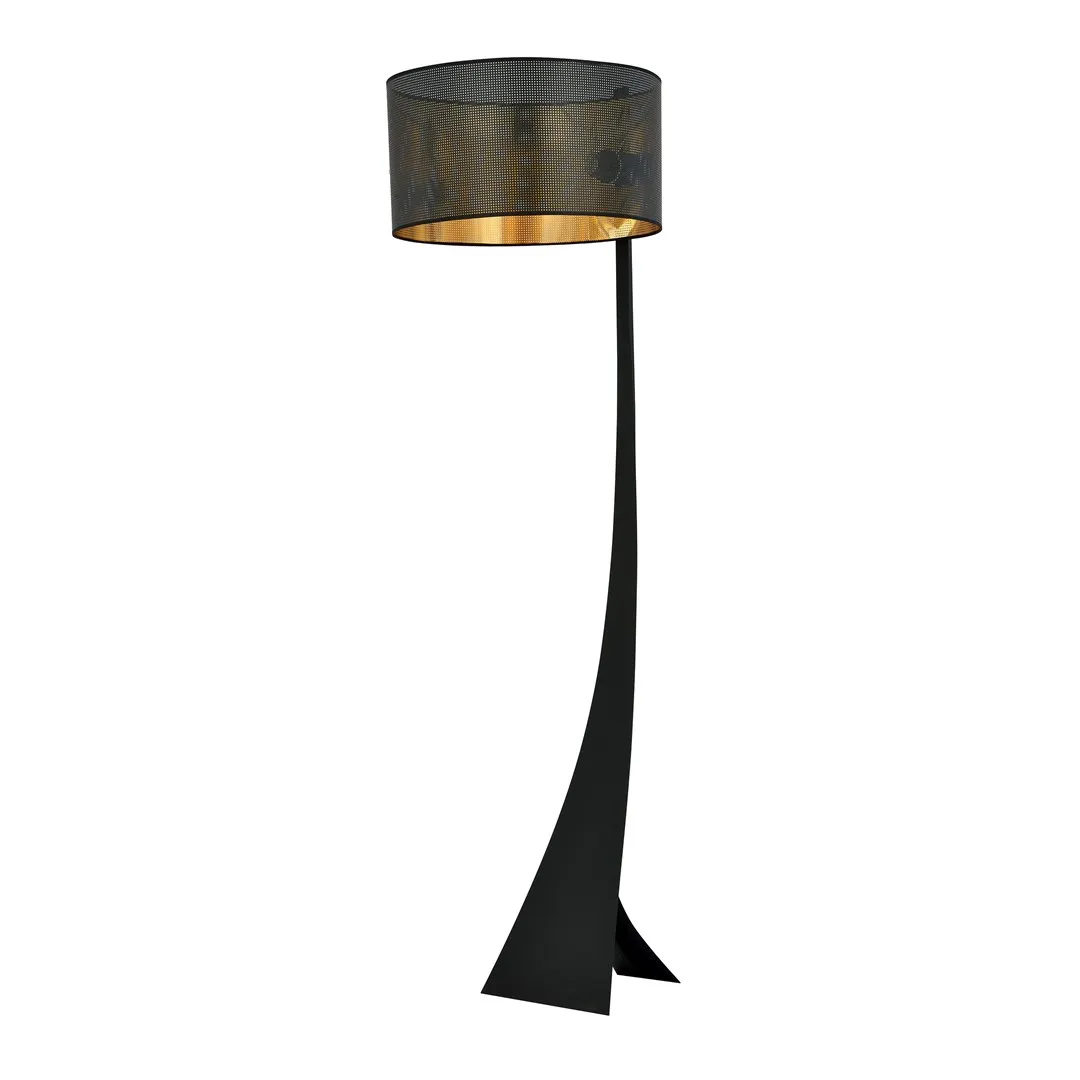 Lampa stojąca ESTRELLA czarny złoty - 1156/LP1