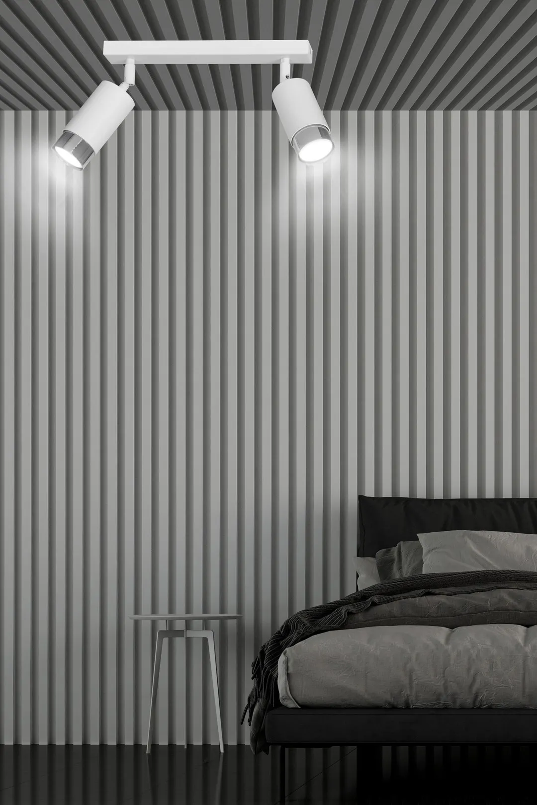 Lampa sufitowa HIRO Biały/Chrom 962/2 - 962/2