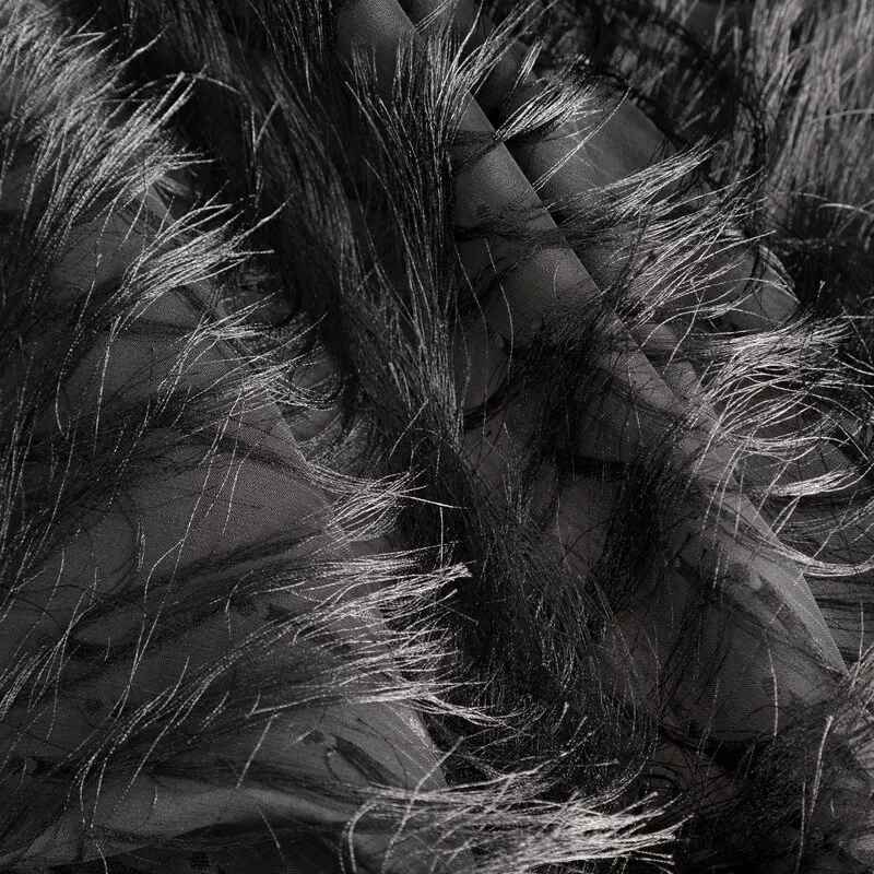 ZASŁONA GOTOWA AURORA 140 X 250 CM CZARNY - EU_463408