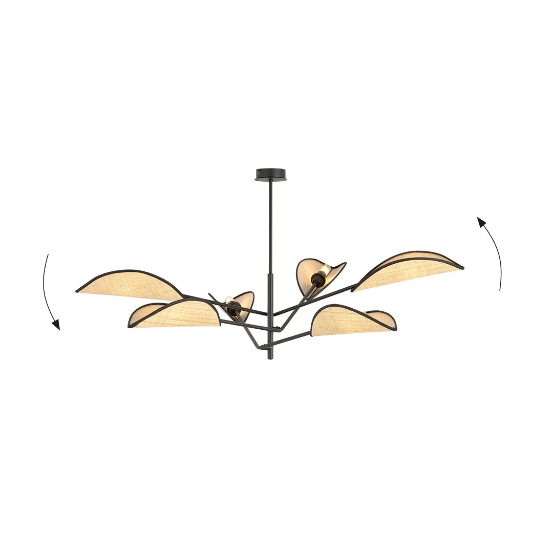 Lampa sufitowa VENE Czarny 1160/6 - 1160/6