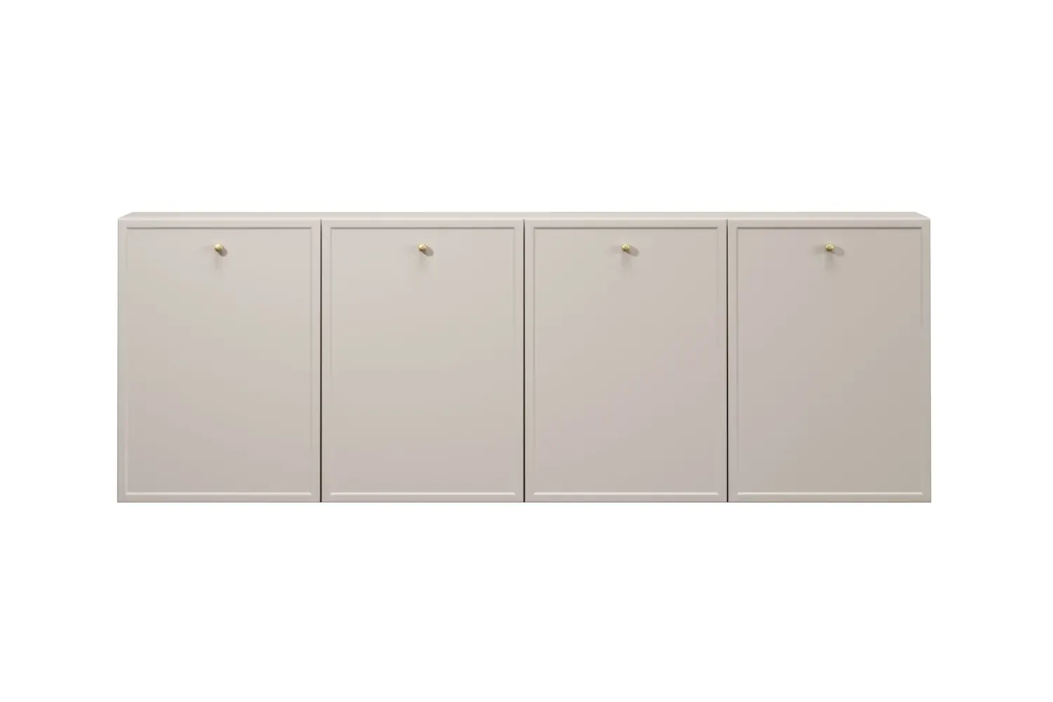 Komoda wisząca 4-drzwoiowa LORINI 200 - cashmere gałka złota