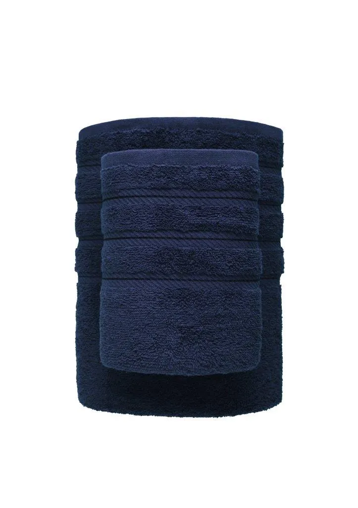 Ręcznik frotte EVA 50x90 gramatura 450 granatowy - FARO_26511