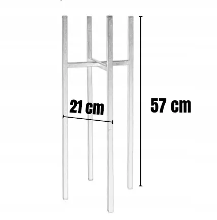 Kwietnik-stojak na donice metalowy ANGERS L złoty - LD_TZ000126