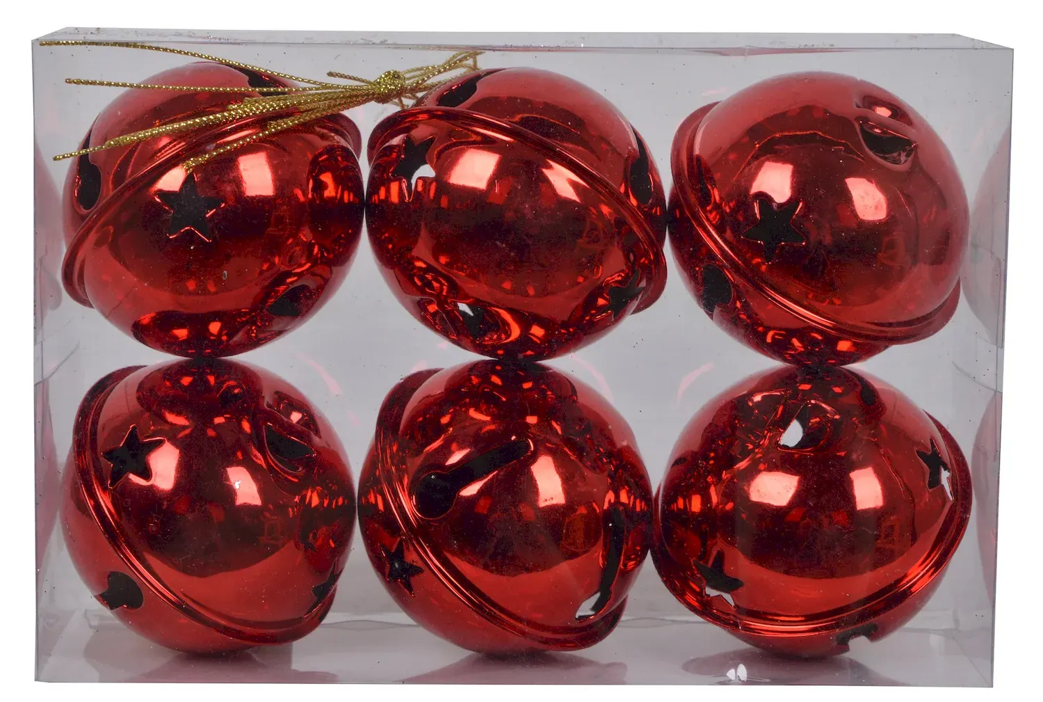 Komplet 6 dzwonków czerwonych 3320 Komplet 6 dzwonków czerwonych 3320