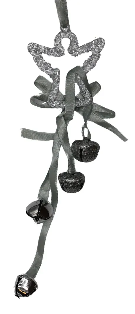 Zawieszka ANIOŁ Z DZWONECZKAMI wielokolorowy Zawieszka ANIOŁ Z DZWONECZKAMI wielokolorowy