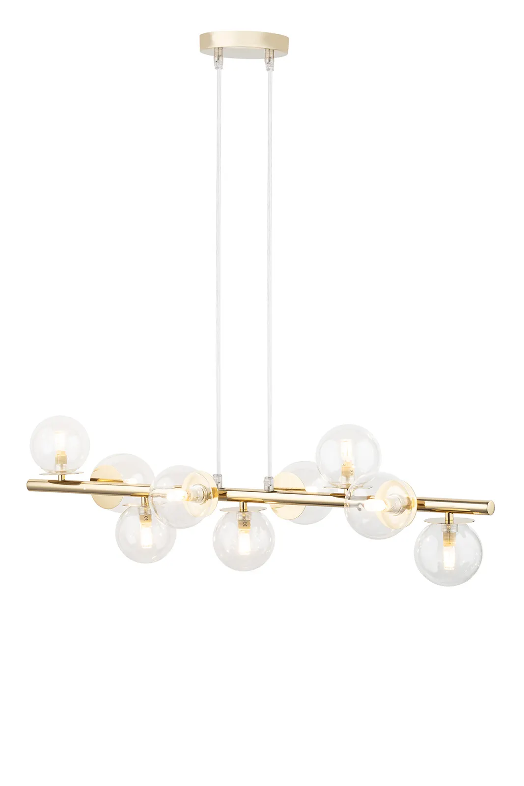 Lampa wisząca AVOLA 9 złota Lampa wisząca AVOLA 9 złota