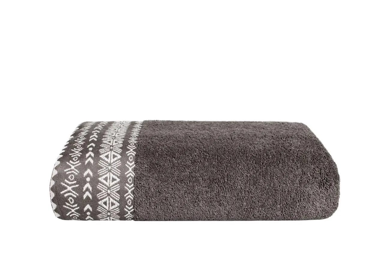 Ręcznik frotte DRIADA 70x140 gramatura 500 popielaty Ręcznik kąpielowy, Ręcznik