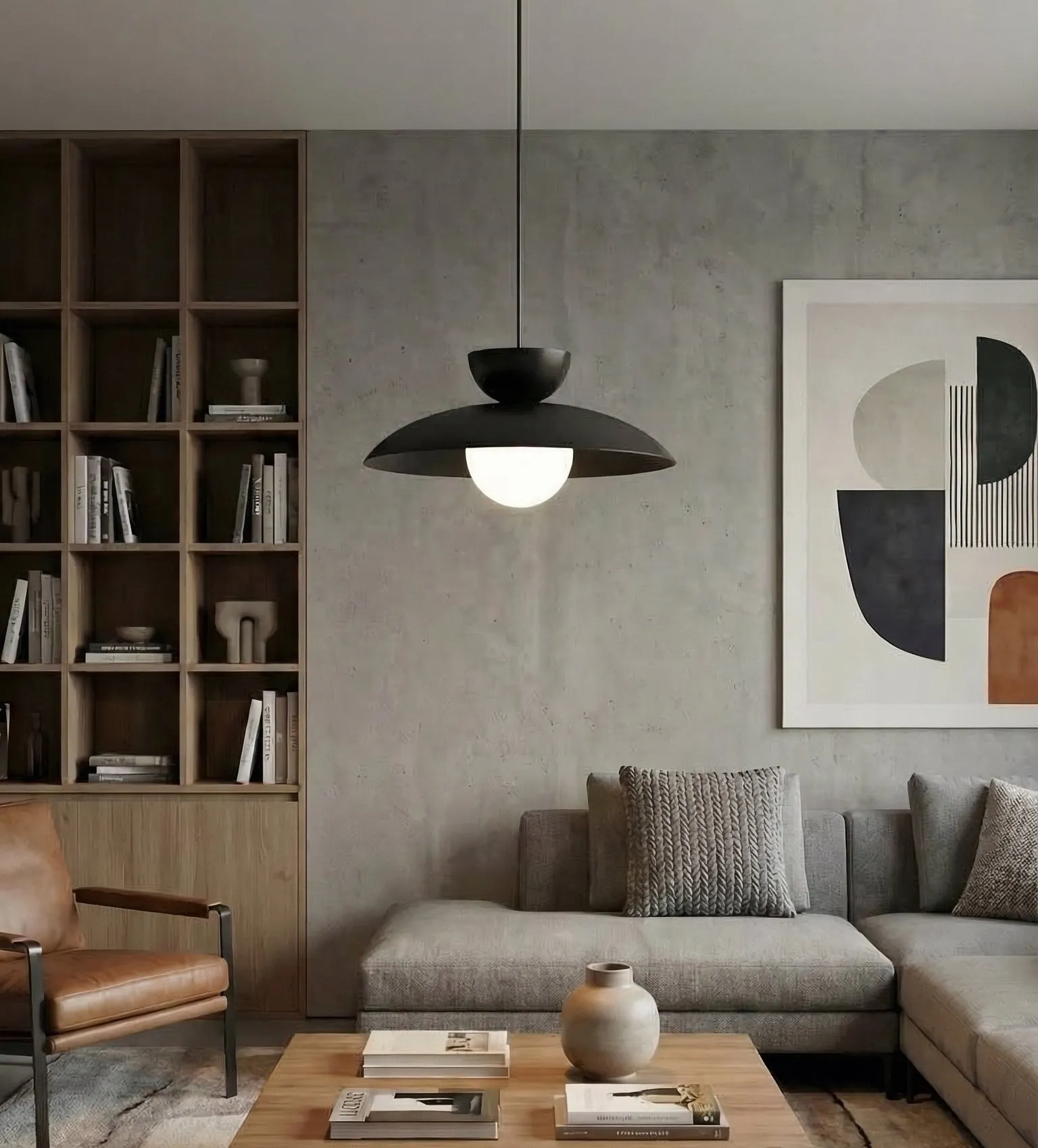 Lampa wisząca MULAN 1 BLACK czarna - 1621/1