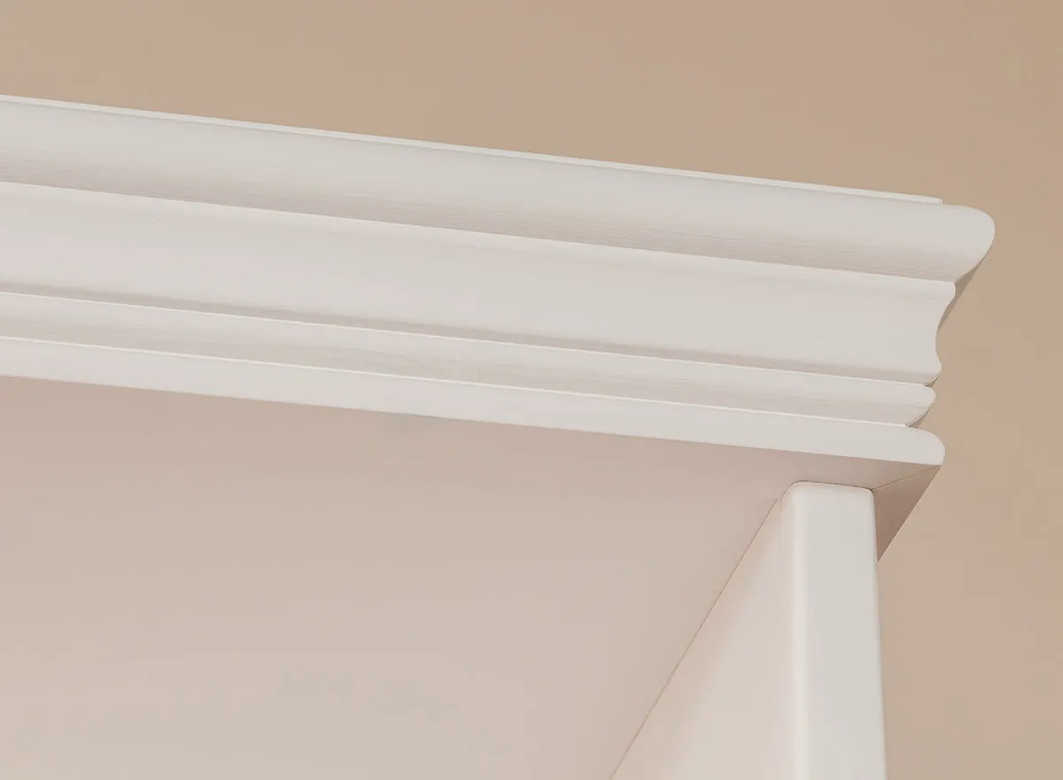 Regał sosnowy Toskania Biały - PL2050B