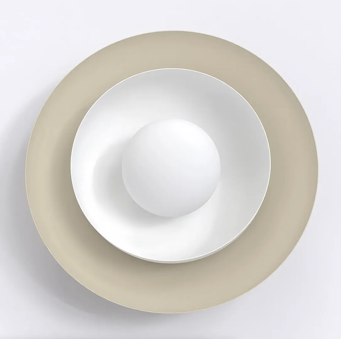 półmisek, miska, białe, kryszt, niesie