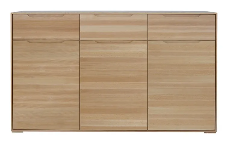 Komoda bukowa KD421 Naturalny DREWMAX — zdjęcie 6