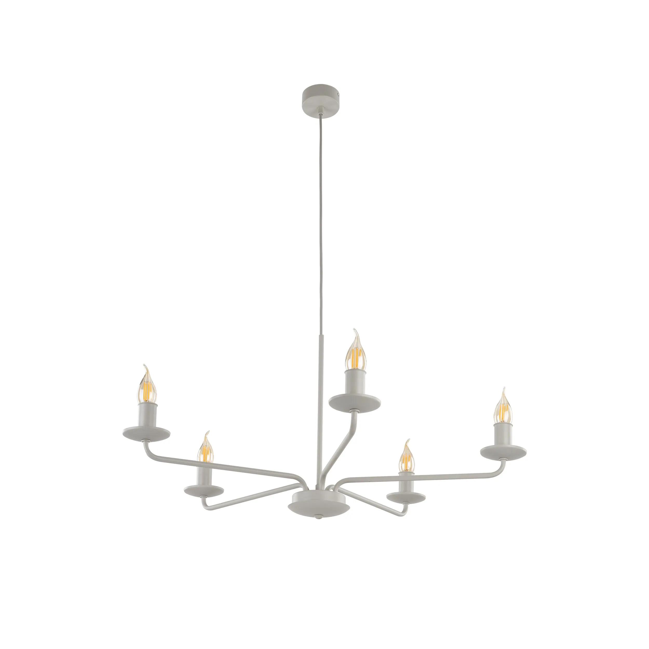 Lampa wisząca LIMAL beżowa 86x72cm - TK_10253