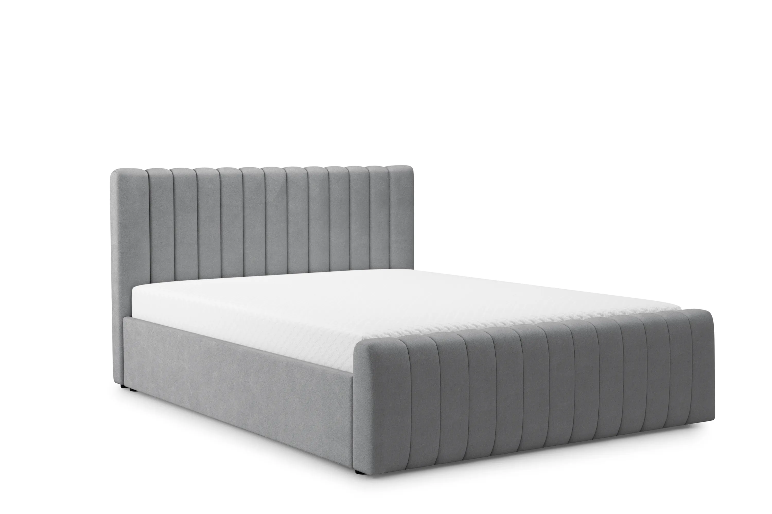 Łóżko Nicole z pojemnikiem / 120x200 / Salvador (SIC) 14 - szary Łóżko Nicole z pojemnikiem / 120x200 / Salvador (SIC) 14 - szary