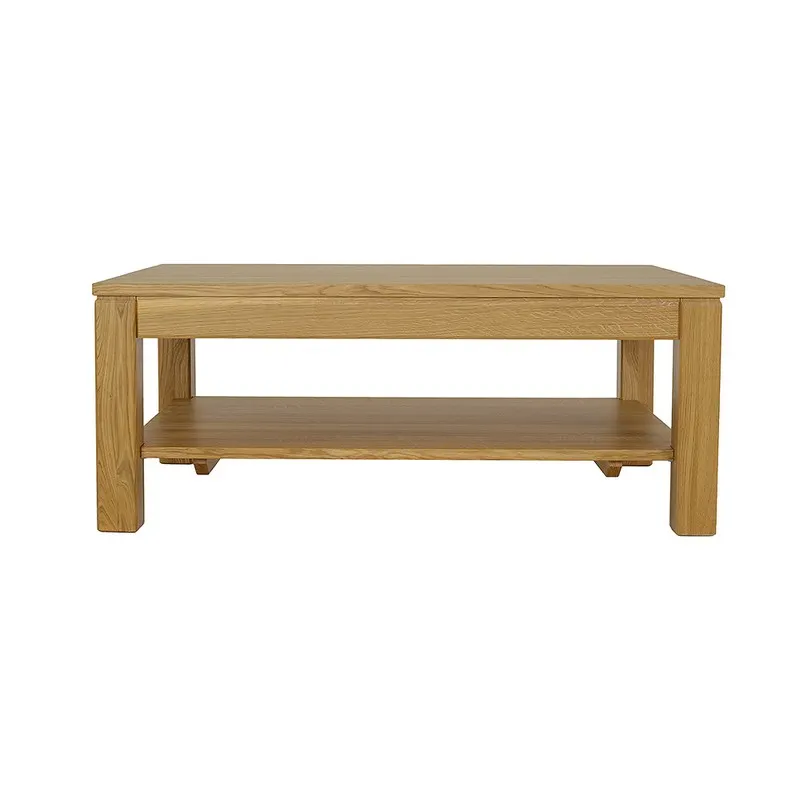 Stół dębowy 120x80/2,5 ST310 Dark DREWMAX — zdjęcie 2