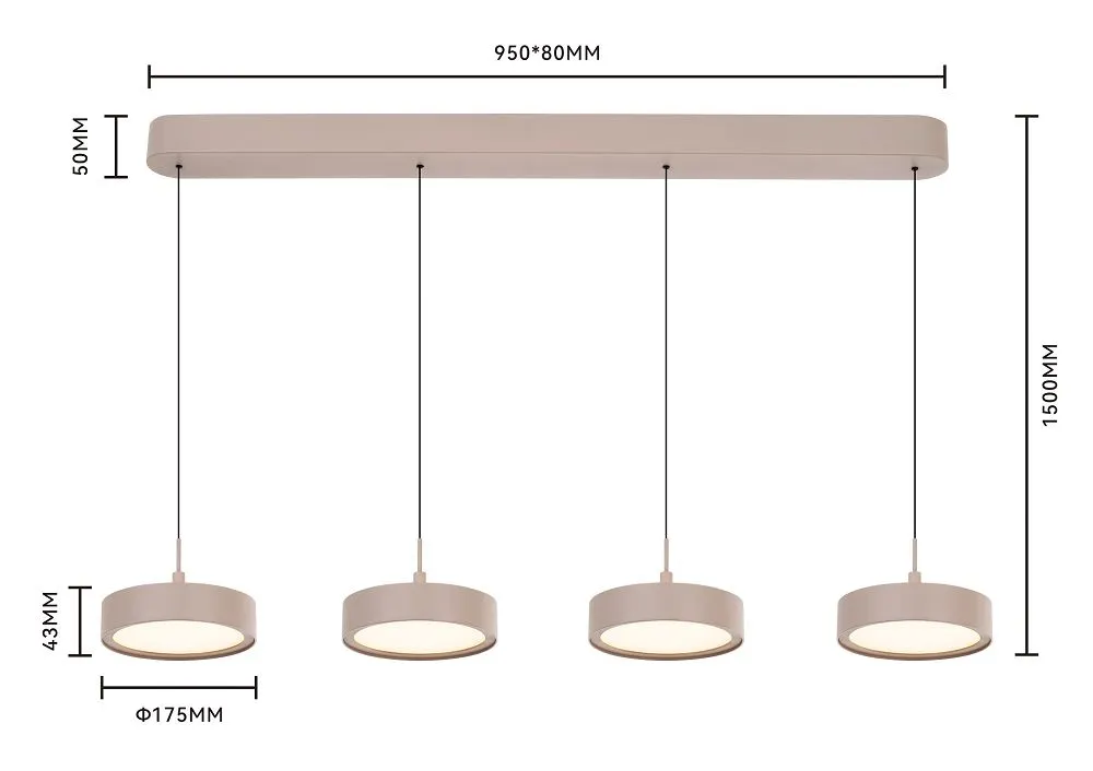 image lampa sufitowa, kinkiet wiszący, kolor beżowy, kinkiet czteropalowy, oczywisty rozstaw