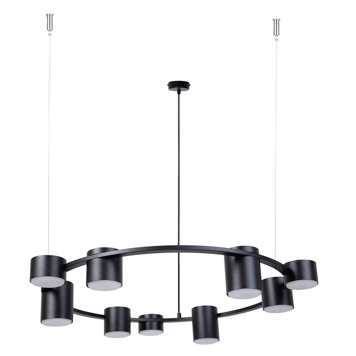 Lampa wisząca 9-punktowa KODO 9 czarna - SI_41338