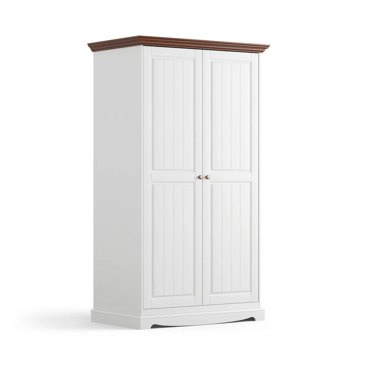 Szafa 2-drzwiowa BELLUNO ELEGANTE biała - orzech Szafa 2-drzwiowa BELLUNO ELEGANTE biała - orzech