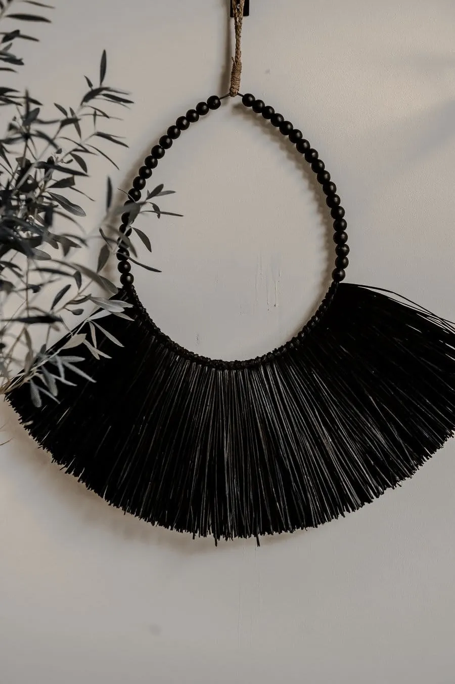 DEKORACJA ŚCIENNA MANDONG CZARNA - MMWA001B