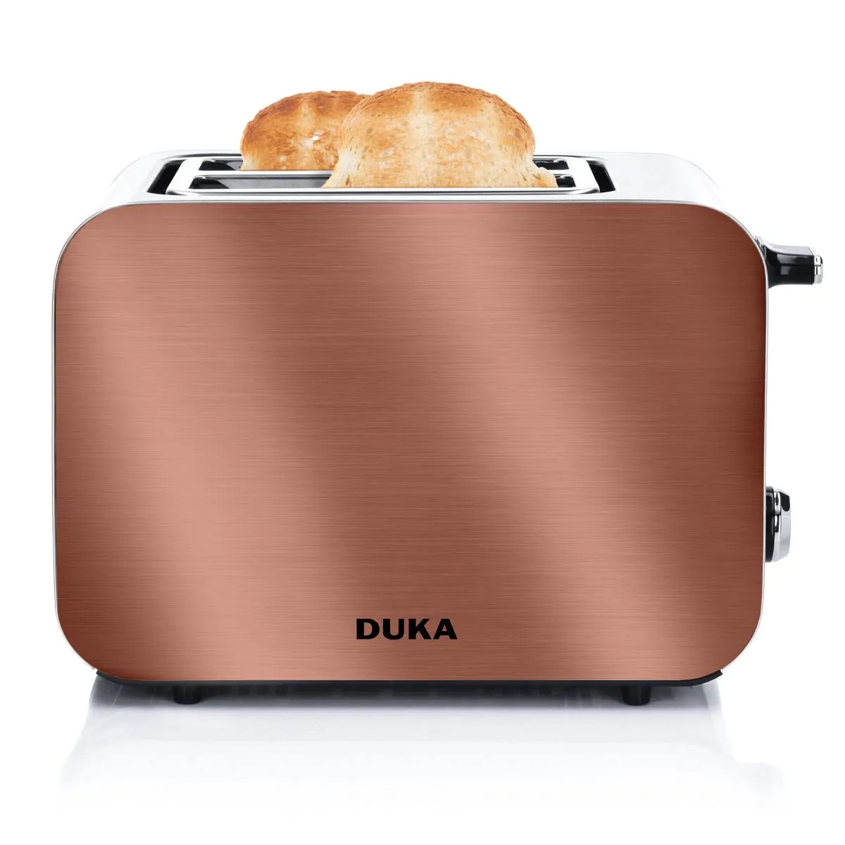 Toster DUKA BOSSE 2-komorowy miedziany toster, 2-slice, brązowy, stalowy, kuchenka-czynniki