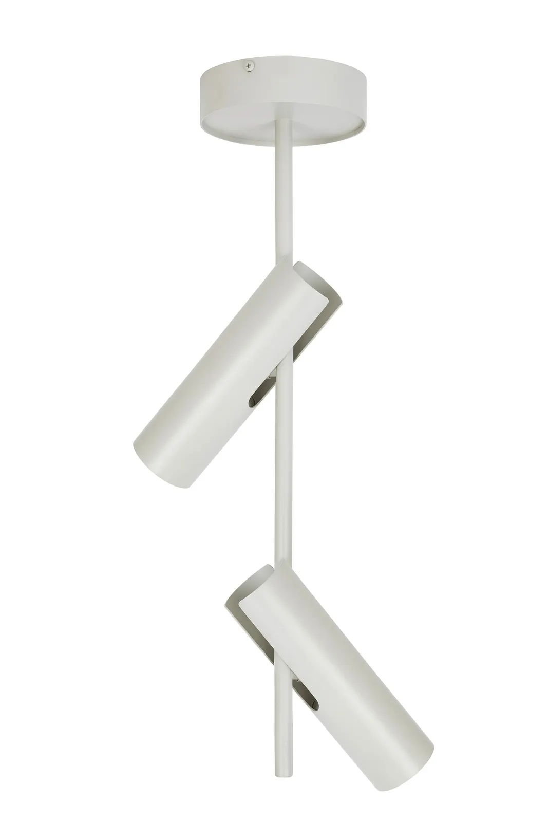 Plafon stalowy LEDA 2 szary beż Lampa