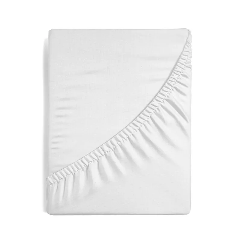 PRZEŚCIERADŁO Z GUMKĄ JERSEY D91 90X200 CM, WYS.25 CM BIAŁY - EU_397057