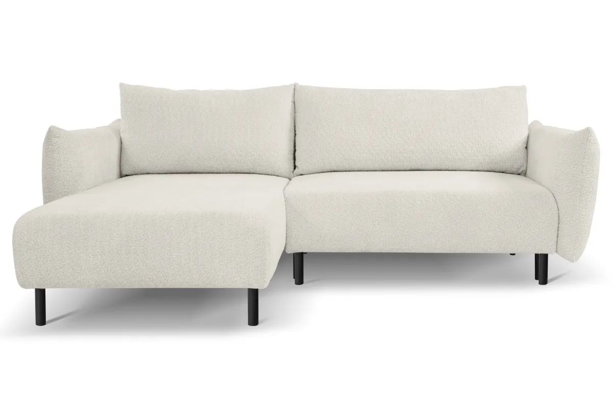 Narożnik rozkładany z pojemnikiem ADEL ANTHOLOGY 257 cm L/P kremowy - ADEL_NAR_ANTOLOGY20