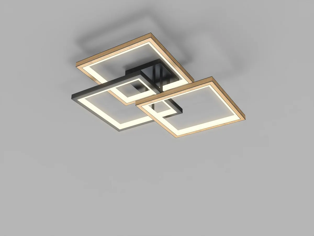 MATERA - Lampa sufitowa trójka kwadraty - 9022-306S