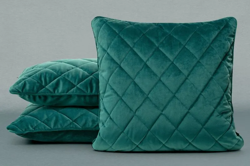 POSZEWKA VELVET 28 50 X 50 CM CIEMNOTURKUSOWY - EU_387718