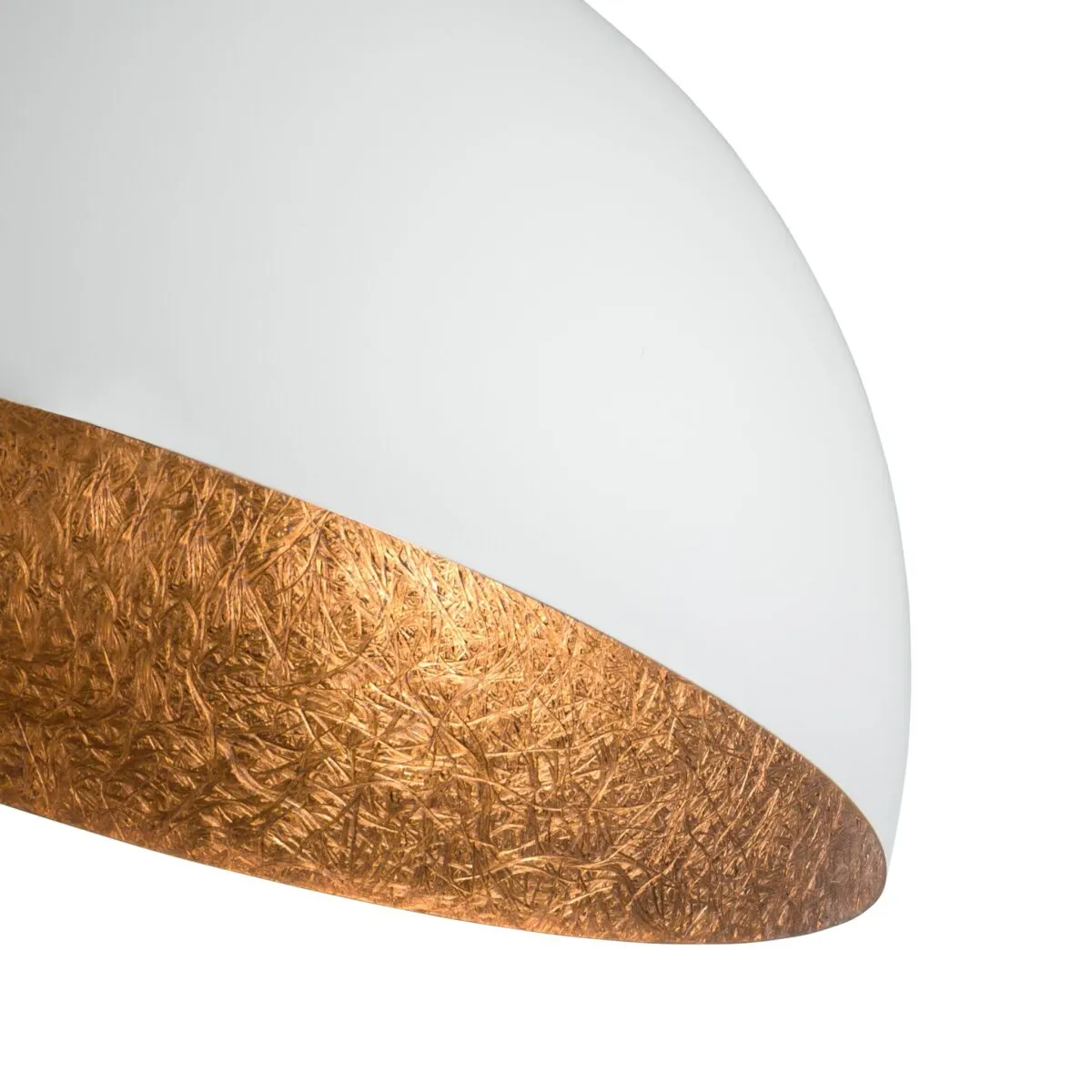 Lampa sufitowa/plafon SFERA 90 biało-miedziany - SI_32459