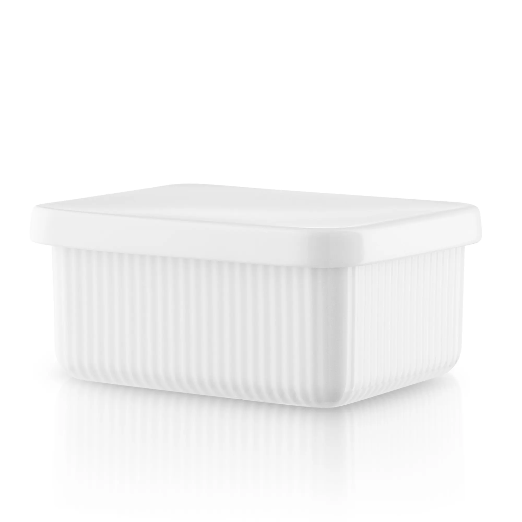 image pojemnik, kremowy, duży, plastik, gładki