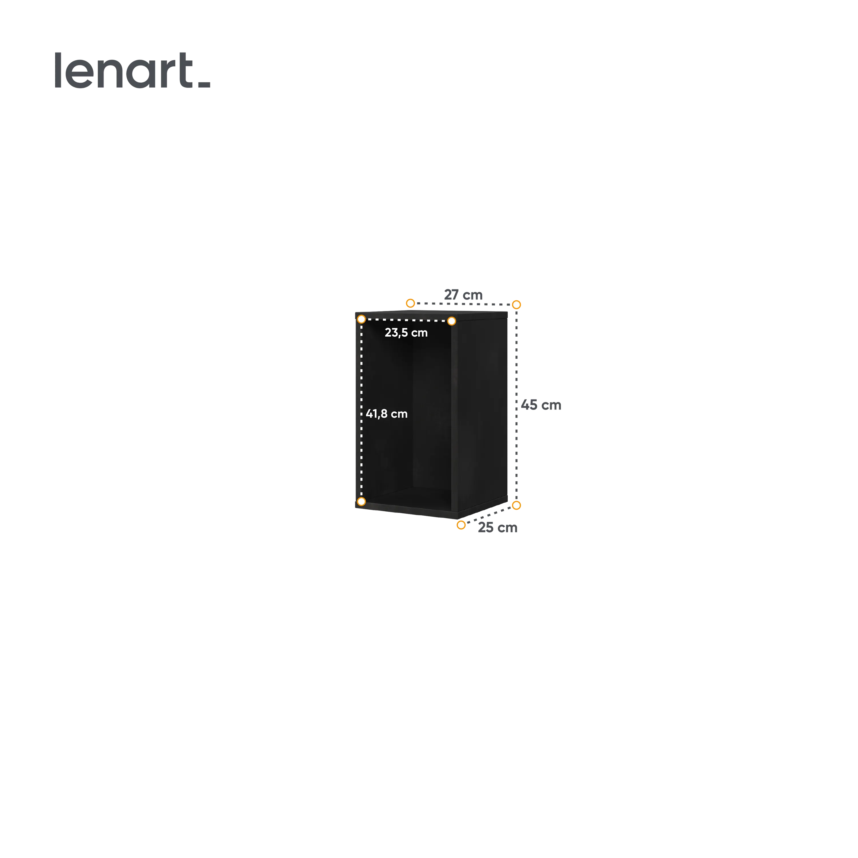 Półka wisząca Teen Flex TF-11 27cm stalowa - TF11RS