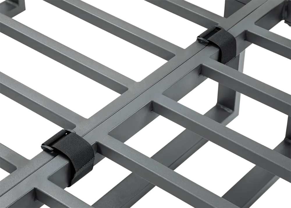 Narożnik ogrodowy modułowy EMERSON ze stolikiem ciemnoszary - FG003442