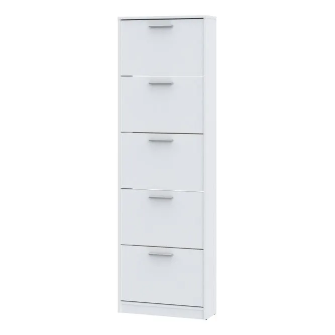 szafka, szafka na dokumenty, szafka z 5 szuflad, biała, meble do biura