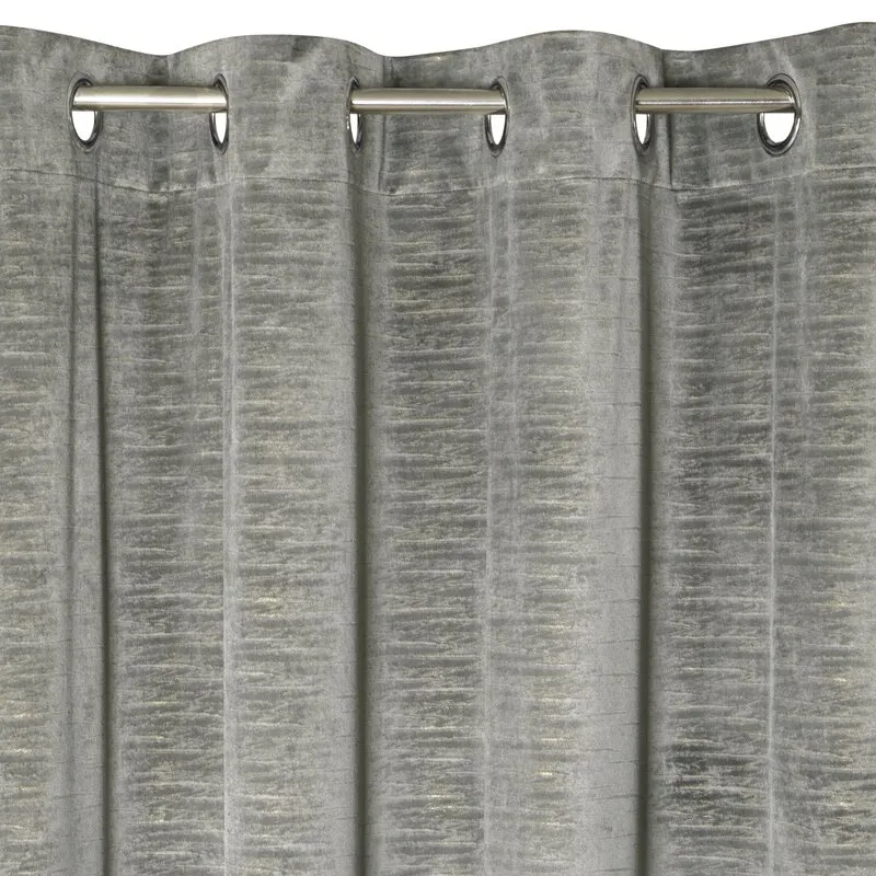 ZASŁONA GOTOWA ALUVIA 140X250 CM STALOWY - EU_361905