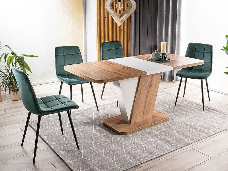 Krzesło tapicerowane loft MILA VELVET aksamitne zielone Signal - MILAVCZ