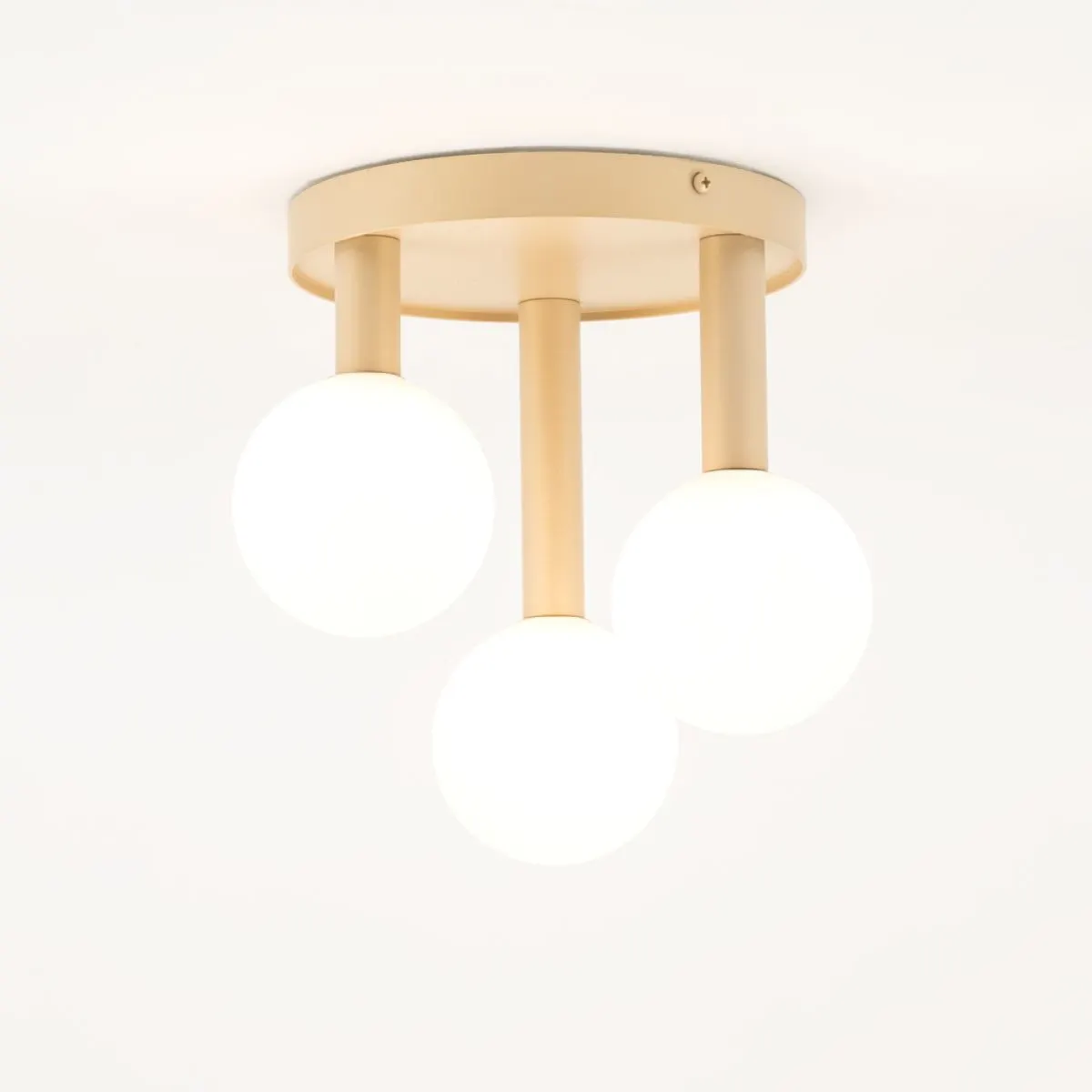 Lampa sufitowa PERLA 3 biało-złota - SI_33603