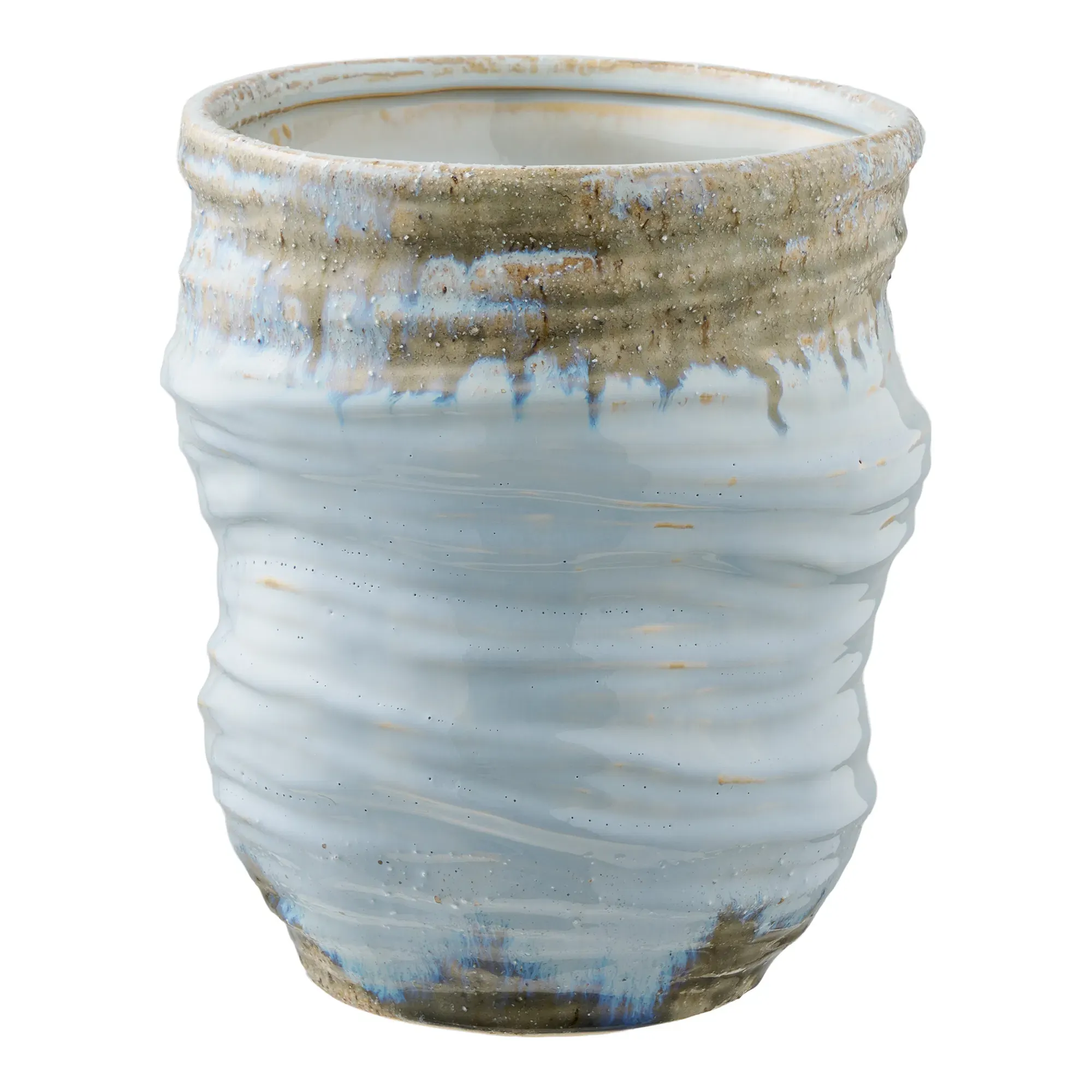 Wazon ceramiczny 19,5x22,5 jasnoniebieski