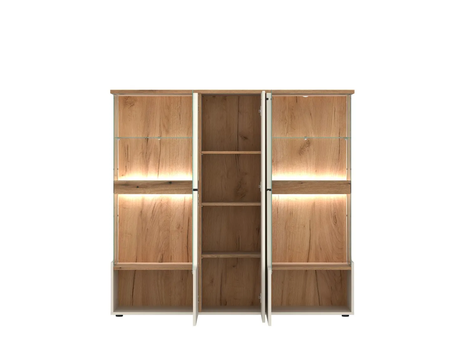 Witryna 3-drzwiowa CUT OUT 03 | CTUV03 cashmere dąb coast evoke - 6000000019812