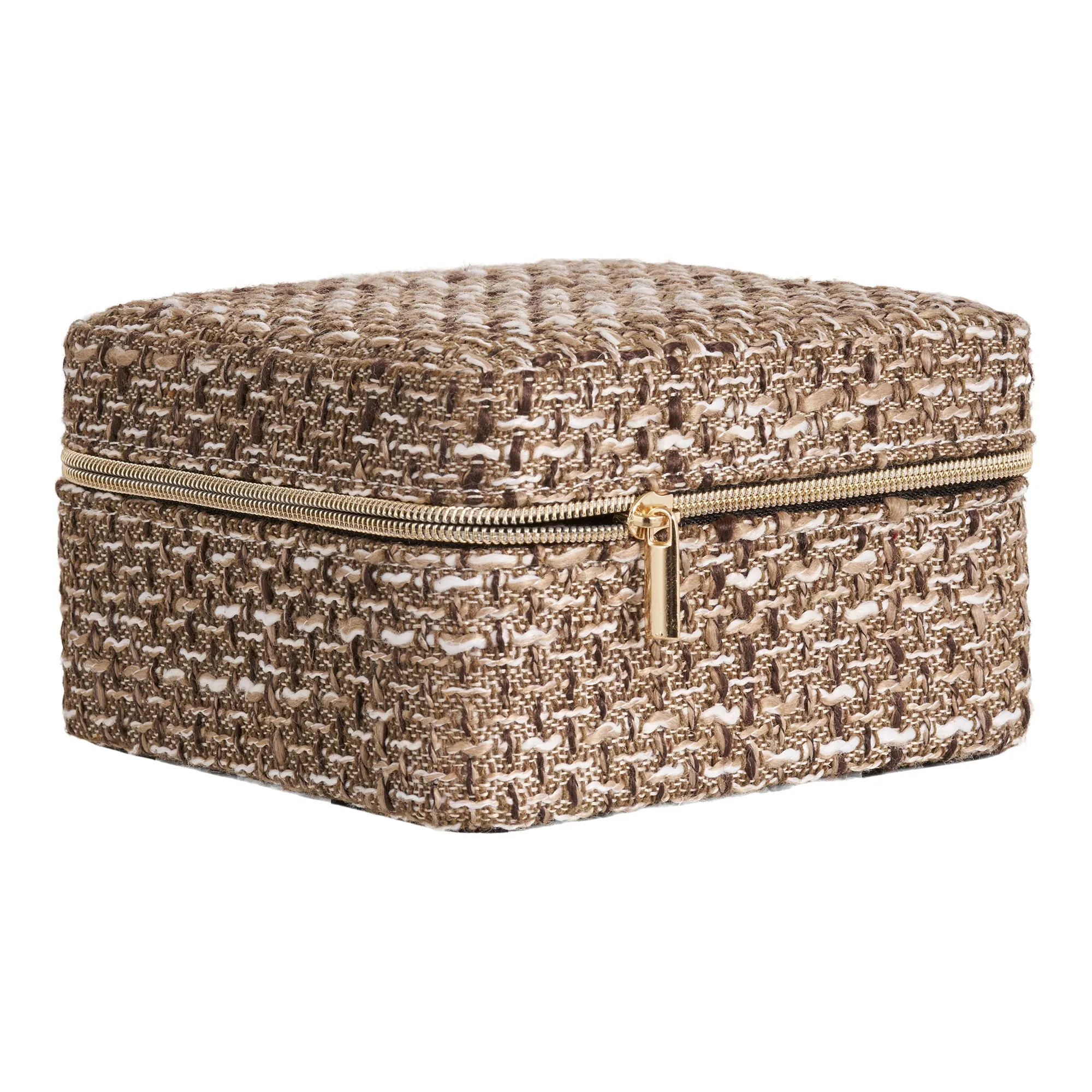 Szkatułka na biżuterię SAFI 11x11x65 cm brązowa - 1800050