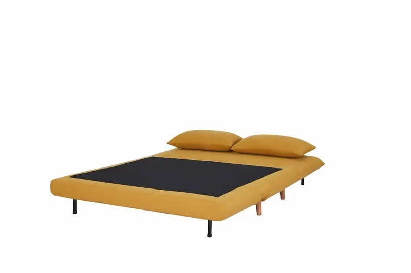 Sofa rozkładana SPIKE II tap.138 curry buk Signal