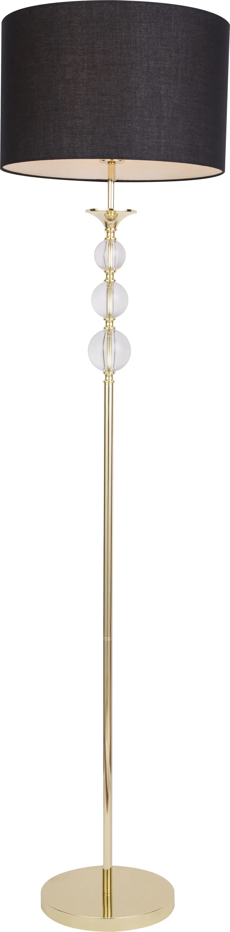 REA II LAMPA PODŁOGOWA ZŁOTO-CZARNA/złoty-czarny