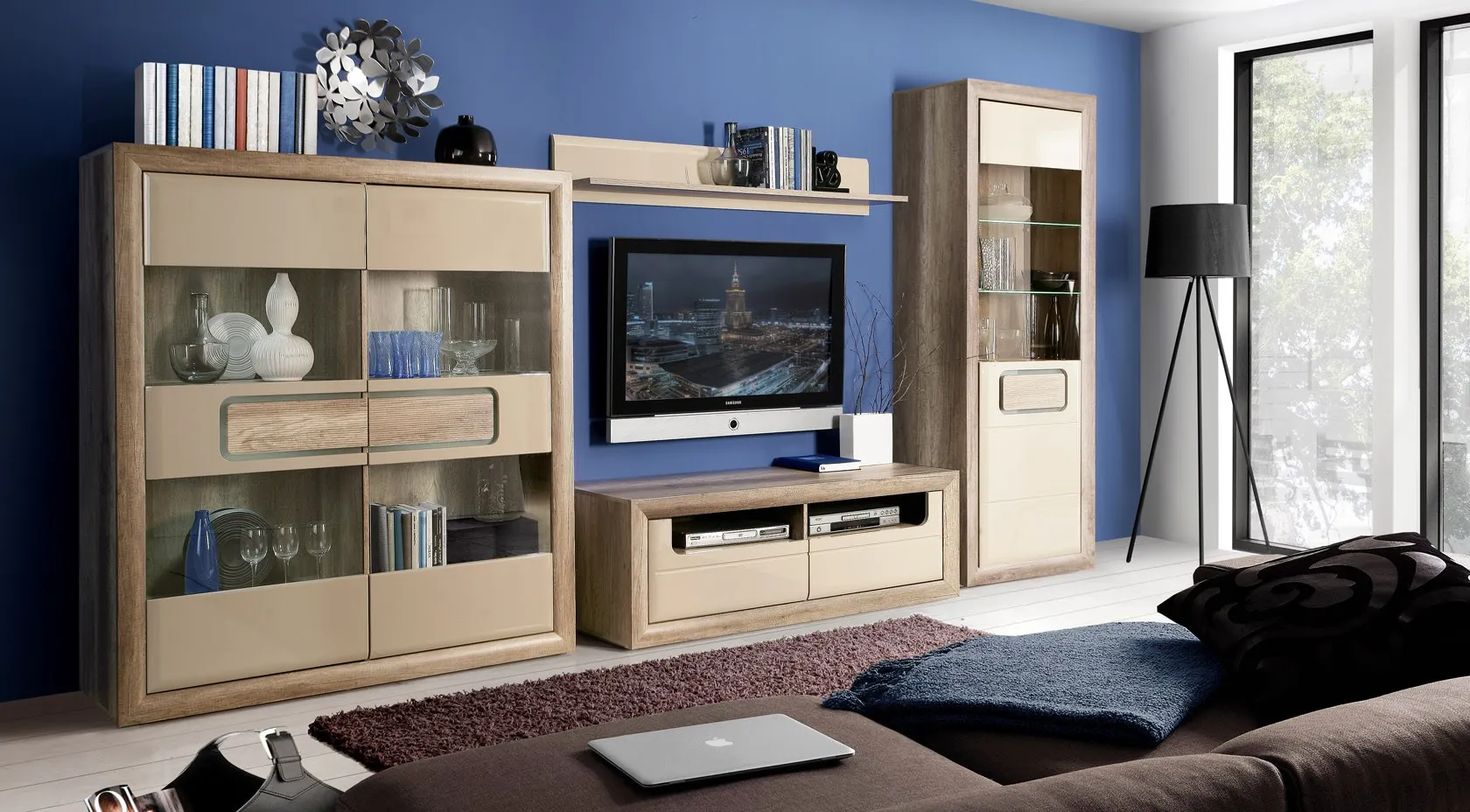 Stolik kawowy z półką TIZIANO 110x60x45 - FLOT12-D39