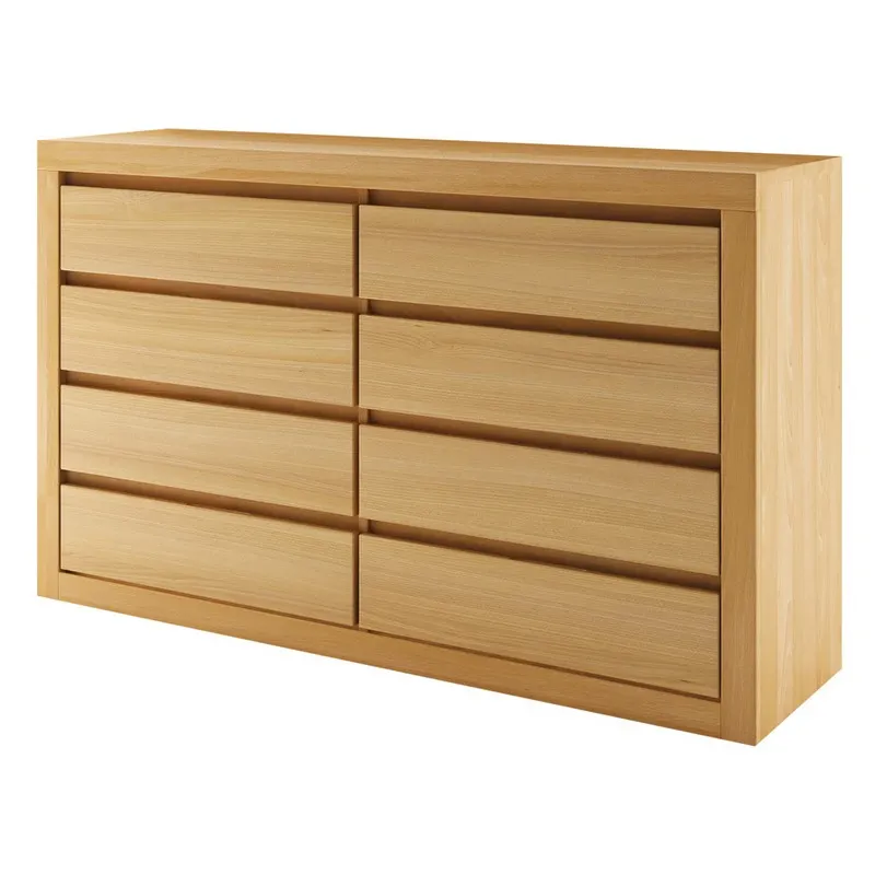 Komoda dębowa KD306 Naturalny DREWMAX Komoda dębowa KD306 Naturalny DREWMAX