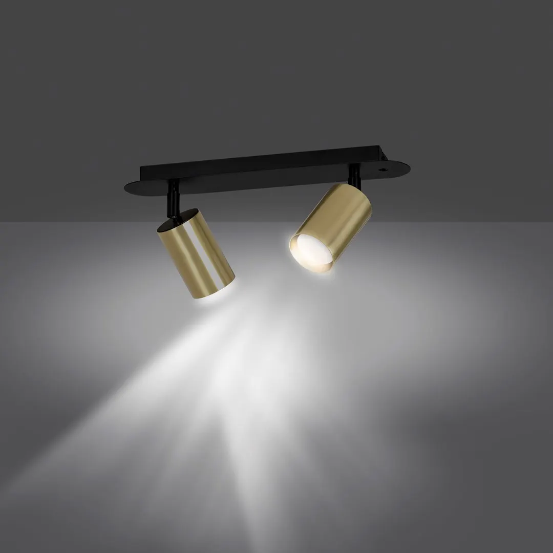 Lampa sufitowa ZEN 2  czarny złoty — zdjęcie 3