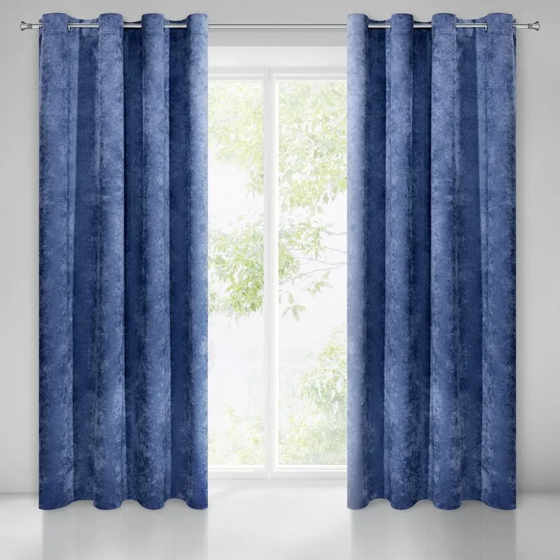 ZASŁONA GOTOWA ANISA 140X250 CM GRANATOWY ZASŁONA GOTOWA ANISA 140X250 CM GRANATOWY