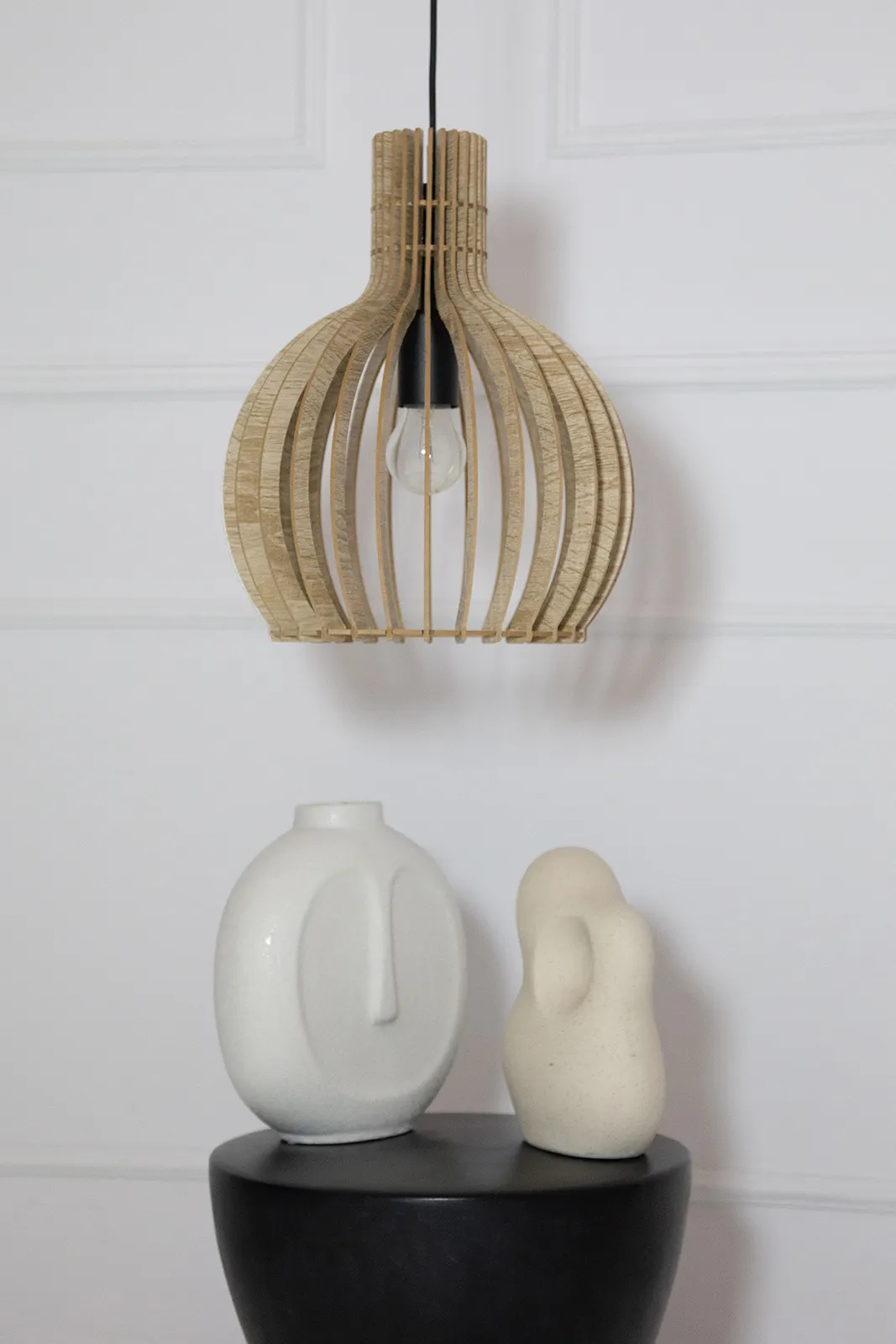 Lampa wisząca WINTER L efekt dębu - SI_40954