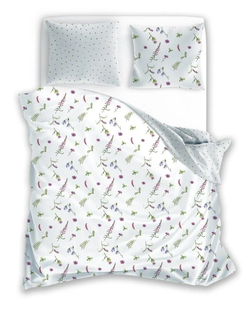 Pościel komplet COTTAGE HOME 016 bawełna 220X200+2X70X80 wielokolorowy Poduszka, Wystrój domu, Koc, Spódnica