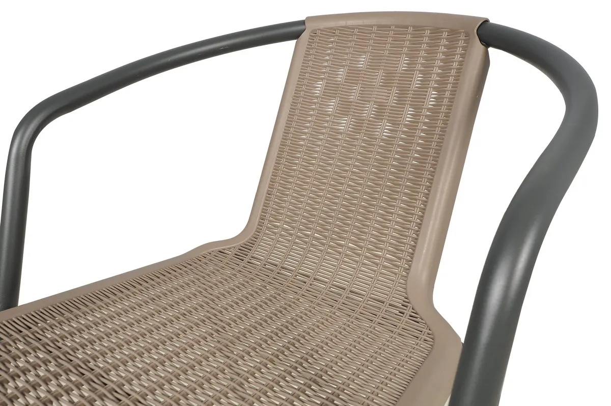 image rattan, krzesło, fotel ogrodowy, materiał syntetyczny, siatka pleciona