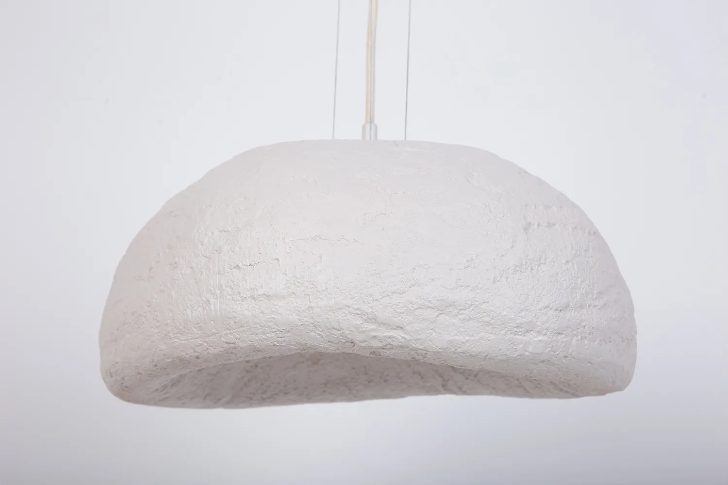 Lampa wisząca SYNTIA S 1 ceramiczny klosz beżowa - SI_41427