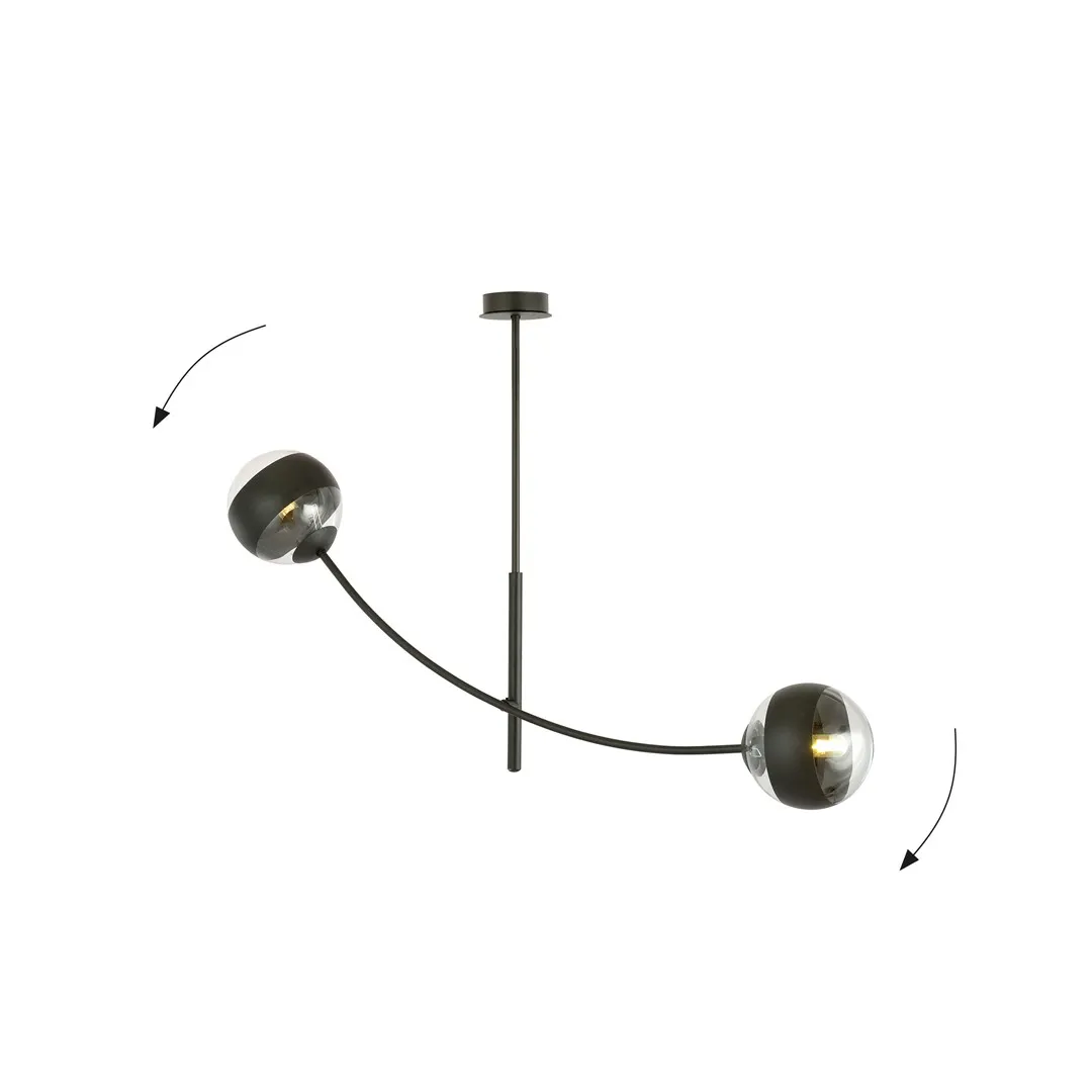Lampa sufitowa HUNTER Czarny 1101/2 - 1101/2